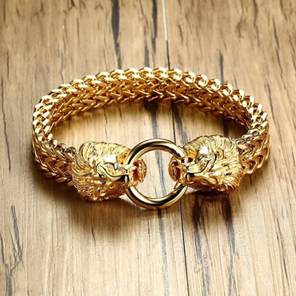 Lion 18K Gold Bracelet